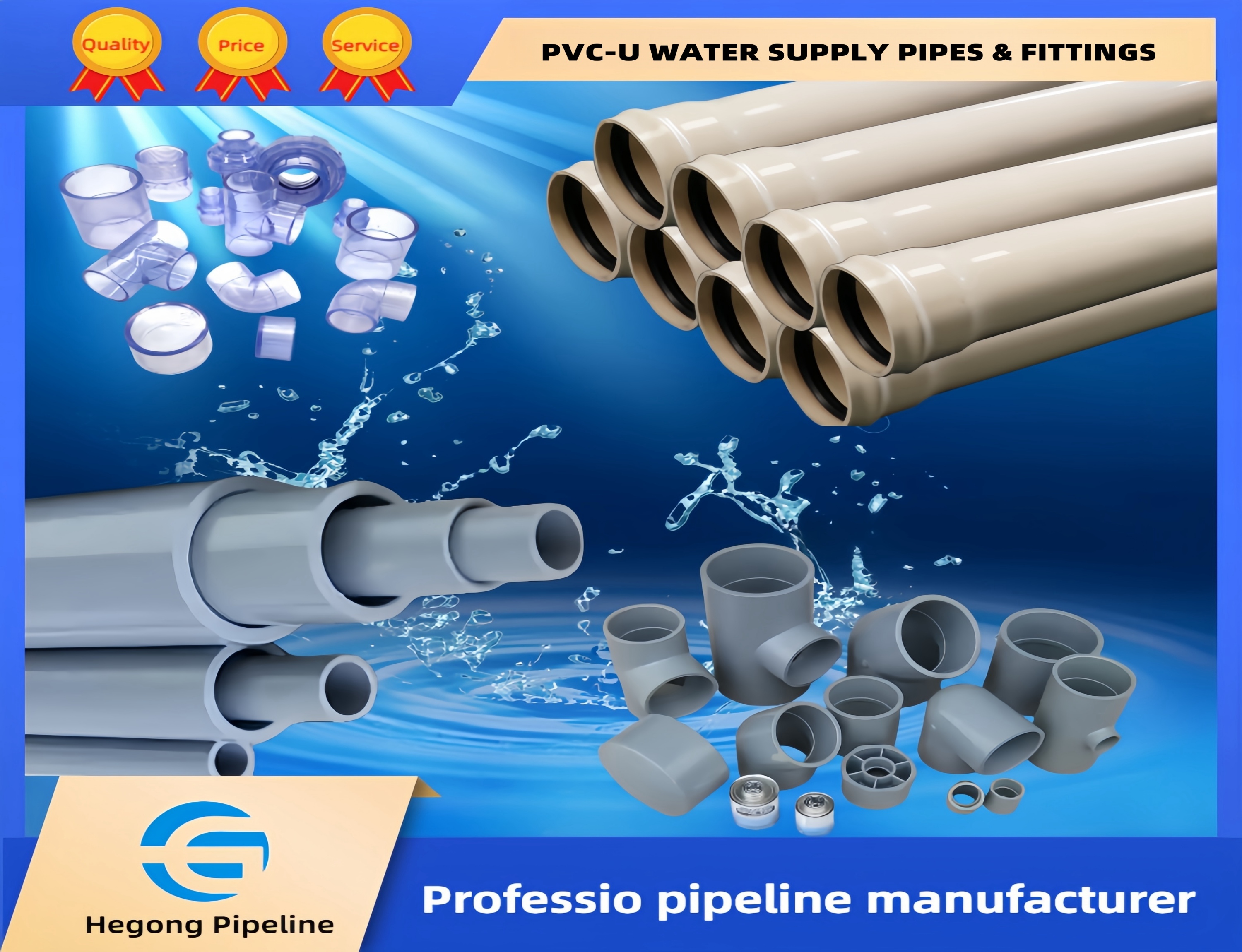 PVC-U WATER SUPPLY PIPES & FITTINGS