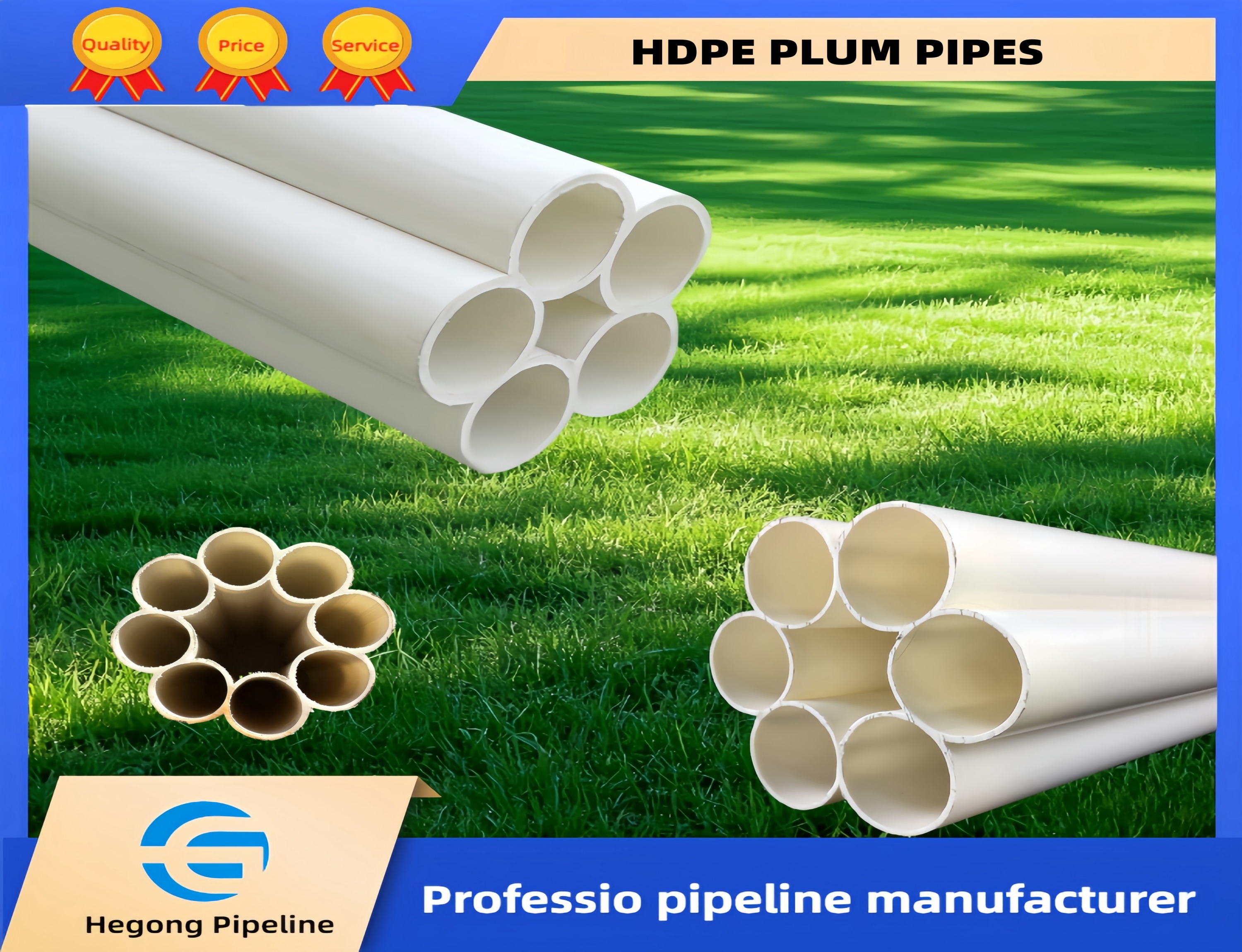 HDPE PLUM PIPES
