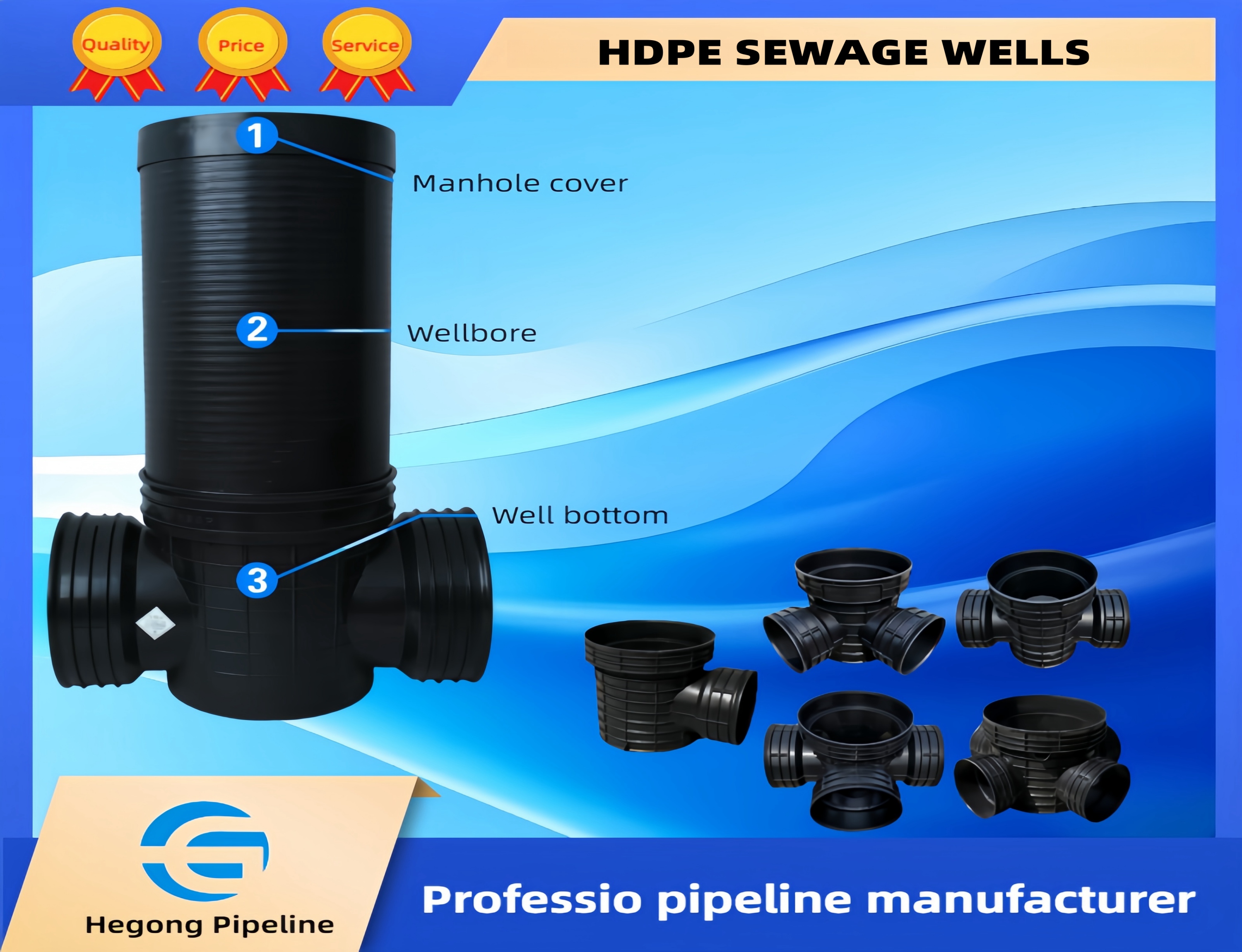 HDPE SEWAGE WELLS