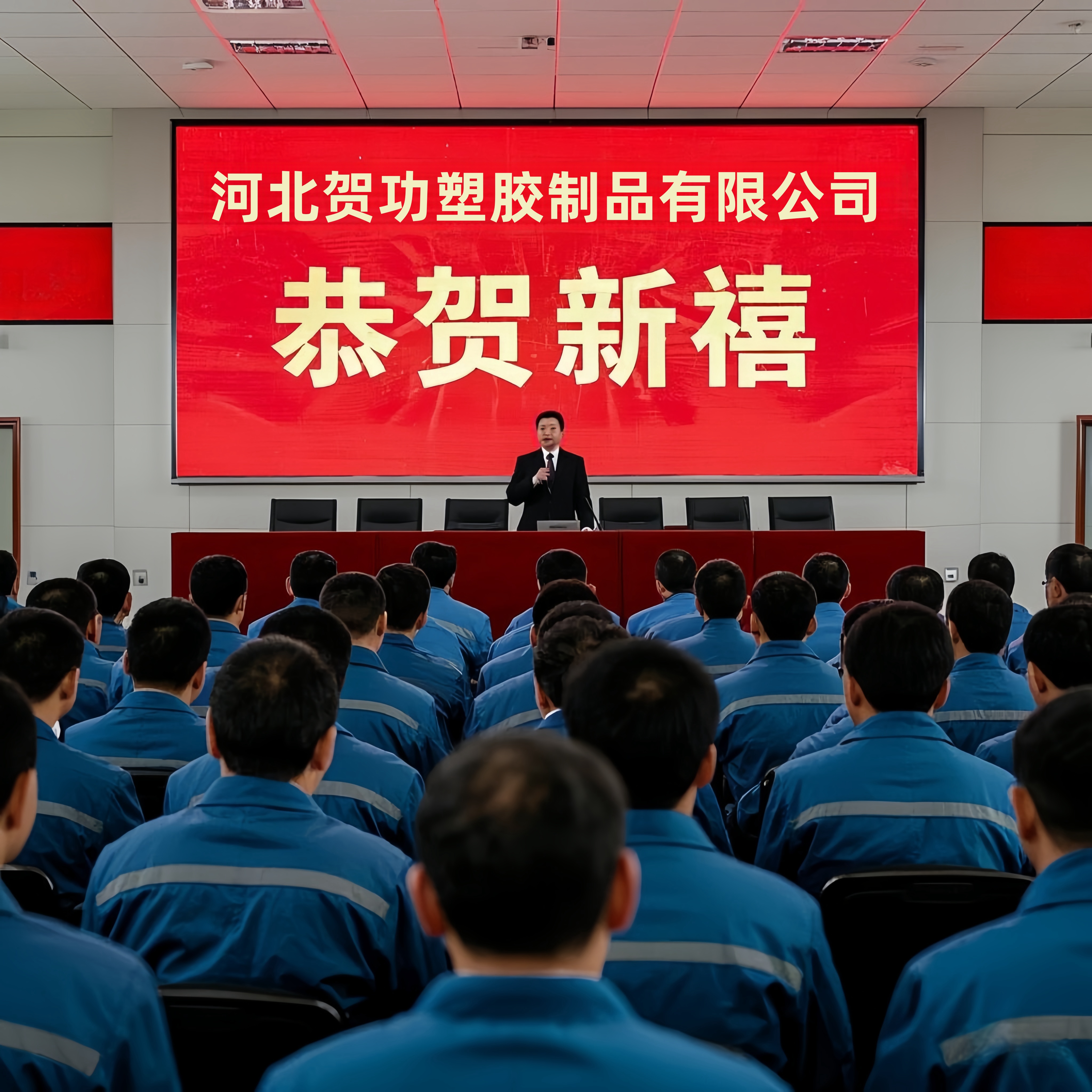 The company's year-end meeting
